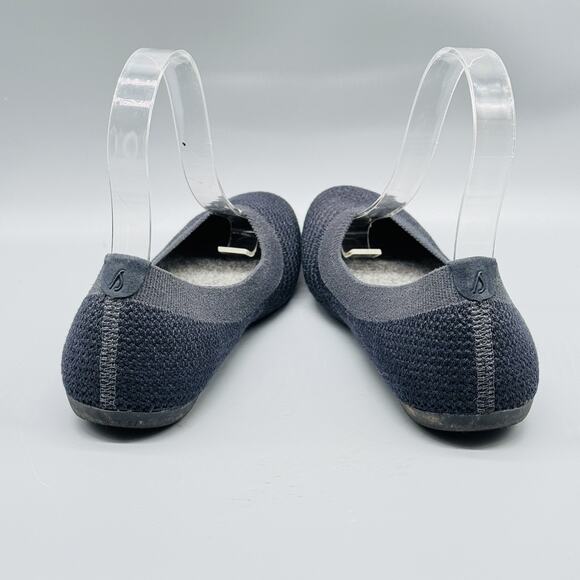 Allbirds Shoes Womens 6.5 Blue Tree Breezers Ballet Flats Sustainable Knit - Picture 7 of 12